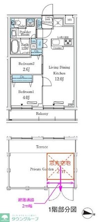 プライムブリス中野富士見町Iの物件間取画像